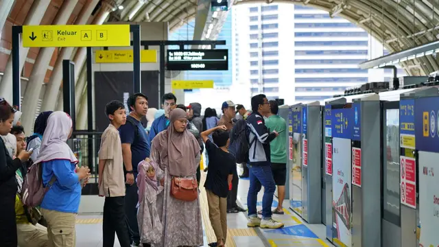 LRT Jabodebek Angkut 113 Ribu Orang saat Libur Wafat Yesus Kristus dan Paskah