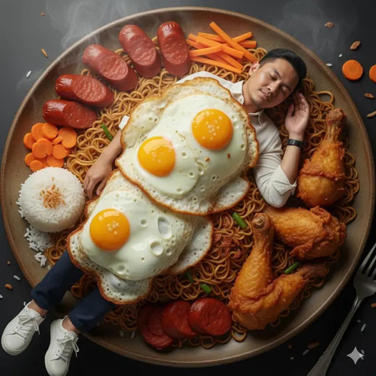 Cara Bikin Foto Menyatu dengan Makanan, Lengkap dengan Promptnya