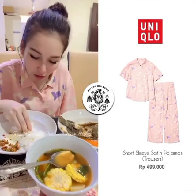 6 Taksiran Harga Piyama Ayu Ting Ting, Penampilan Tetap Stylish Meski di Rumah
