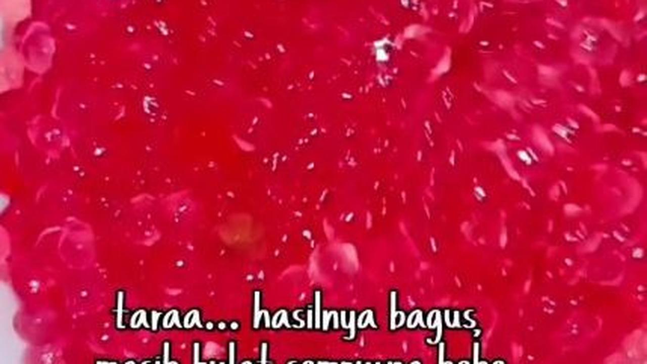 Sagu Mutiara Jadi Sangat Kenyal