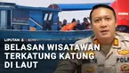 Belasan wisatawan dievakuasi menyusul kapal yang ditumpanginya bermasalah di perairan sekitar Pulau Bokor, kawasan Pulau Pari, Kepulauan Seribu Selatan. Kapalnya sempat terombang-ambing di tengah laut selama 2 jam, sebelum petugas Gulkarmat datang.