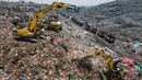 Kota Jakarta dan sekitarnya bakal menghadapi krisis lahan untuk lokasi pembuangan sampah. (Yasuyoshi CHIBA/AFP)