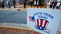 Amerika Serikat baru saja menggelar pemilu paruh 2018 untuk memilih gubernur dan senat (AP/Cory Morse)
