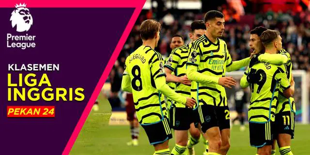 VIDEO: Klasemen Liga Inggris Pekan 24, Arsenal Ramaikan Persaingan Juara dan Erling Haaland Kembali Subur