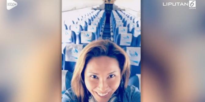 VIDEO: Viral, Turis Diterbangkan Sendiri di Dalam Pesawat