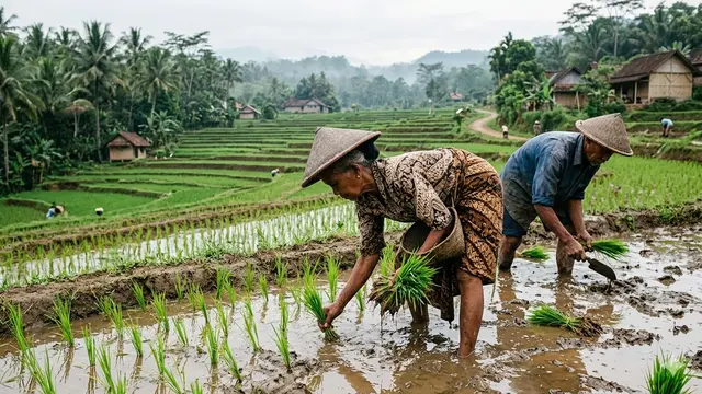 Cara Hidup Hemat ala Orang Desa (Foto: Gemini AI)