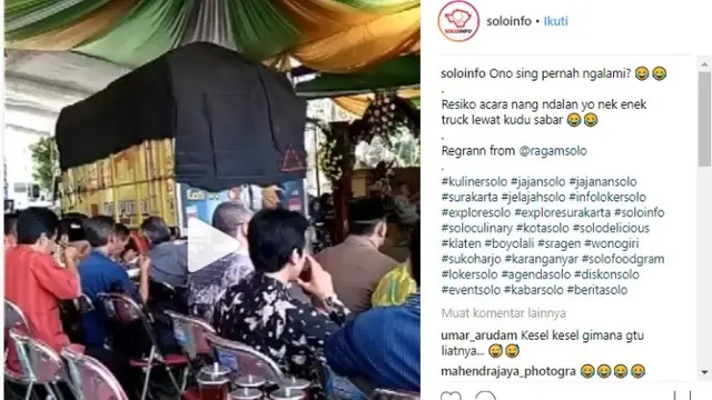 resepsi pernikahan unik ((Foto Instagram.com/soloinfo))