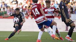 Gol kemenangan Real Madrid disumbangkan Fran Garcia, Arda Guler dan Brahim Diaz yang mencetak dua gol di laga ini. (JORGE GUERRERO / AFP)