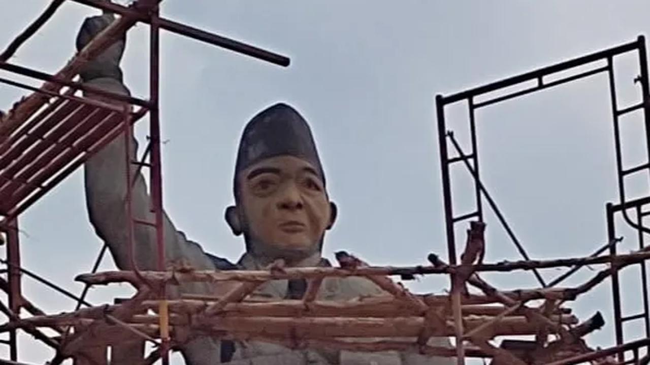 Ini Kontraktor Pembangunan Patung Bung Karno di Banyuasin yang Disebut Tak Mirip