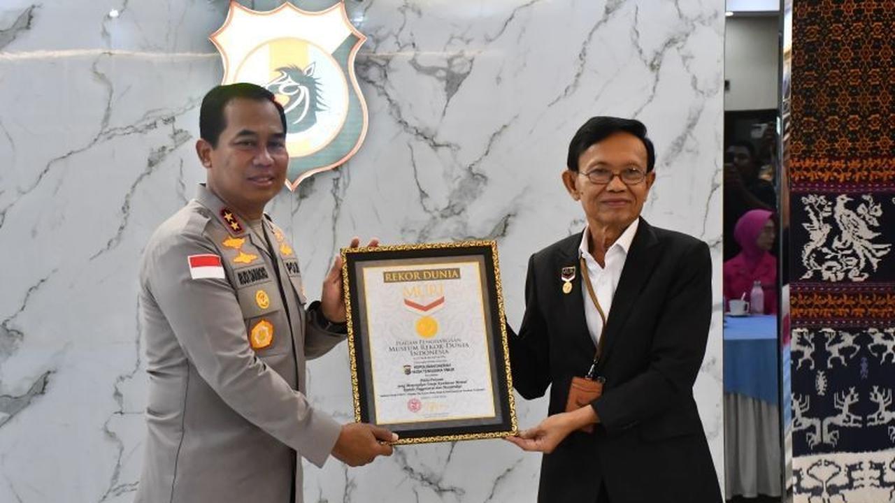 Polda NTT Raih Dua Rekor MURI, Pelopor Terapi Kesehatan Mental USEFT Terbanyak