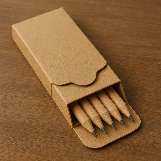 Kotak pensil dari kardus (Image by ChatGPT)
