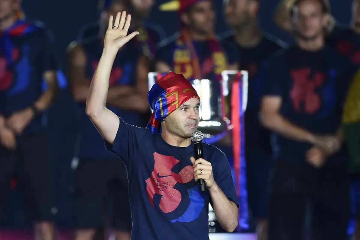 Andres Iniesta (AFP PHOTO/ JOSEP LAGO)