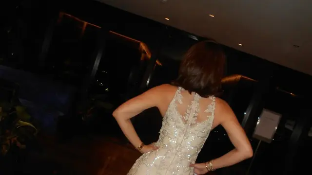 Luna Maya Tampil Elegan Bak Dewi di Semarang, Gaun Bling-Bling Sapto Djojokartiko Jadi Sorotan