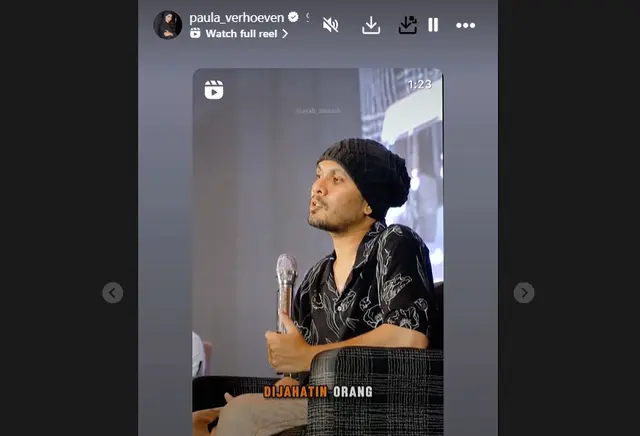 Disebut selingkuh oleh Baim Wong, Paula Verhoeven unggah kajian isinya soal respons jika dijahatin