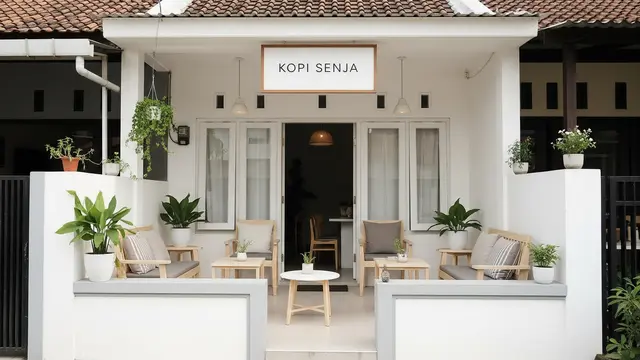 Model Cafe Minimalis Depan Rumah dengan Konsep Sederhana Tapi Bisa Narik Pelanggan Ala Skandinavia