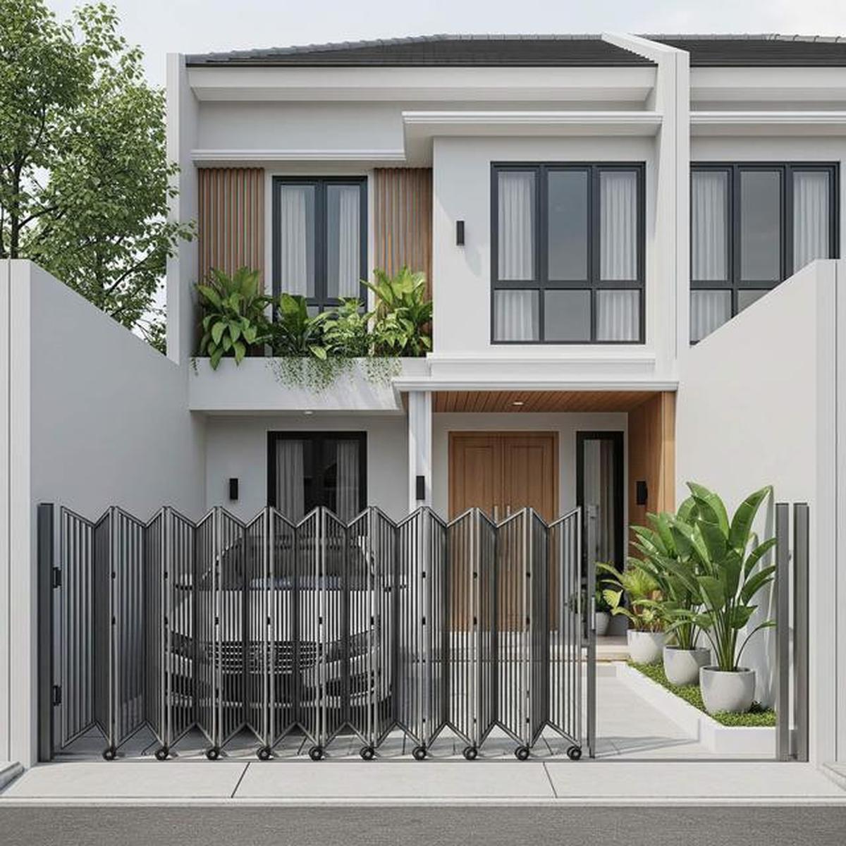 10 Model Pagar Rumah untuk Area Sempit, Minimalis, Fungsional, dan Aman