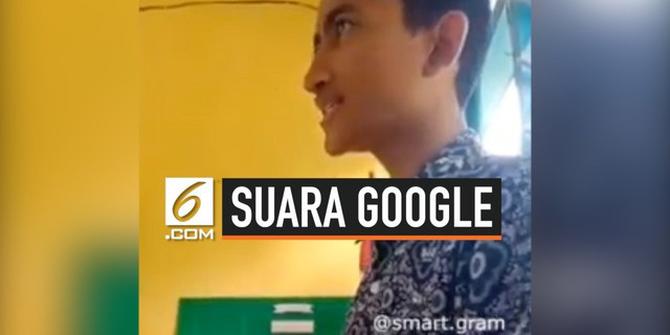 VIDEO: Heboh, Siswa SMA Bisa Tirukan Suara Robot Google Assistant
