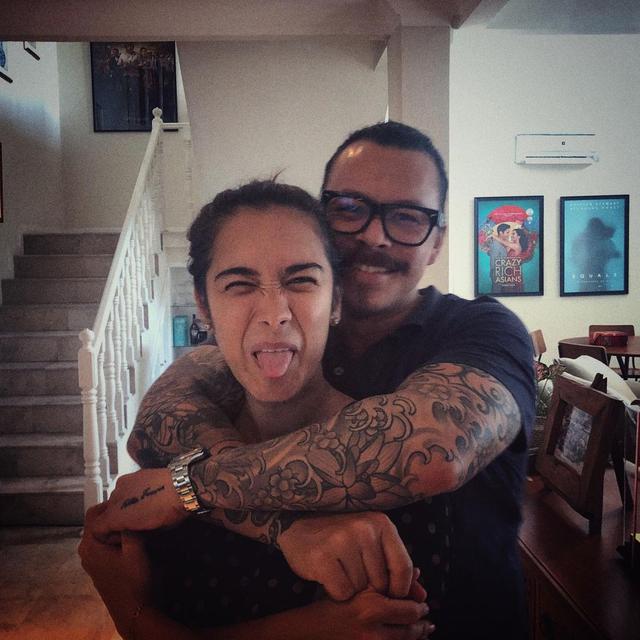 7 Kemesraan Alexandra Gottardo dengan Kekasih yang Jarang Diekspose