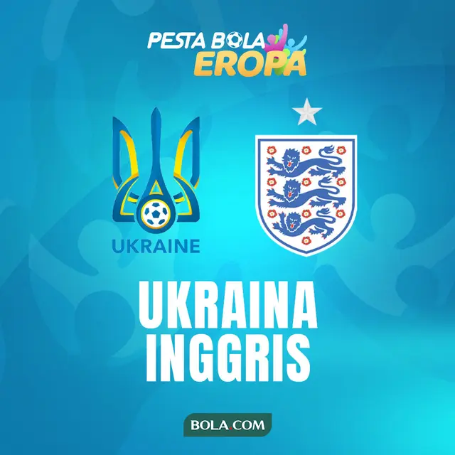 Piala Eropa - Euro 2020 Ukraina Vs Inggris