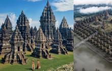 Dibangun Abad 9 buat para Dewa lalu Runtuh, Begini Indahnya Penampakan Candi Prambanan Secara Utuh Versi AI