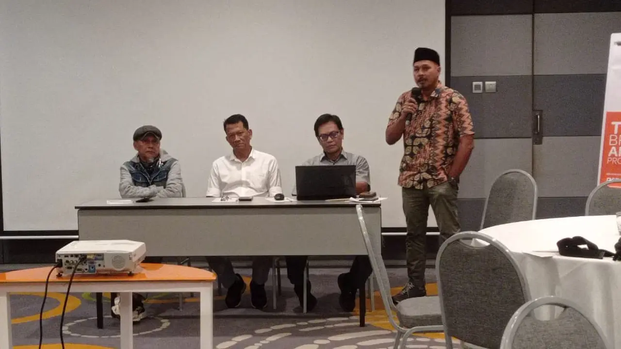 Diskusi bertajuk "Bisnis Konser Musik dan Cuan untuk Negara" di Hotel Harris, Sudirman, Jakarta Selatan, pada Jumat (22/3/2024).