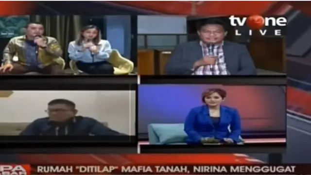 Detik-detik Nirina Zubir walkout dari sesi wawancara di televisi TV One (YouTube)