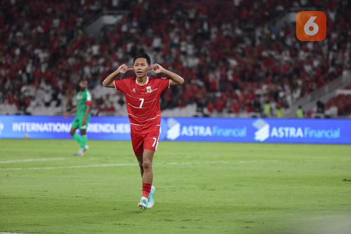 Beckham Putra Pakai Sepatu Lokal Rp 600 Ribuan di Laga Timnas Indonesia vs Saint Kitts and Nevis