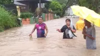 Banjir di Manado. Mengakibatkan korban meninggal dan ratusan orang mengungsi. (Foto: Dokumentasi BNPB).