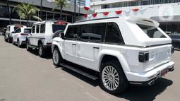 Mobil ini didesain khusus untuk mengakomodir pesanan khusus yang disesuaikan atas arahan Presiden Prabowo Subianto. (Liputan6.com/Herman Zakharia)