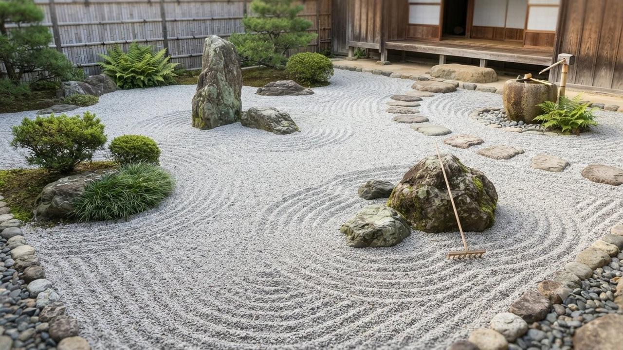 Gravel Garden Ala Jepang yang Mudah Ditiru di Rumah
