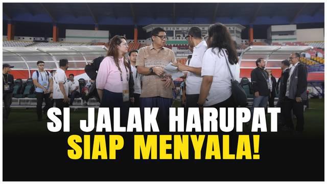 Menjelang final Piala Presiden 2025, Maruarar Sirait meninjau langsung kesiapan Stadion Si Jalak Harupat di Bandung.