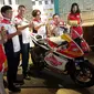 Tim Federal Oil Gresini Moto2 siap kembali ikut andil di ajang balap Moto2 musim 2018. (Herdi/Liputan6.com)