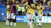 Pelatih Timnas Kolombia, Jose Pekerman, menyebut kehilangan satu pemain pada awal-awal pertandingan menjadi penyebab timnya takluk 1-2 dari Jepang. (AFP/Juan Barreto)