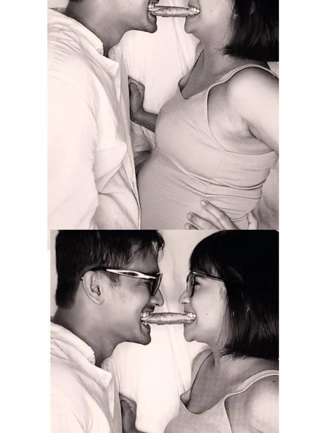 Jelang Melahirkan, Ini 6 Potret Maternity Shoot Vanessa Angel Bernuansa Hitam Putih