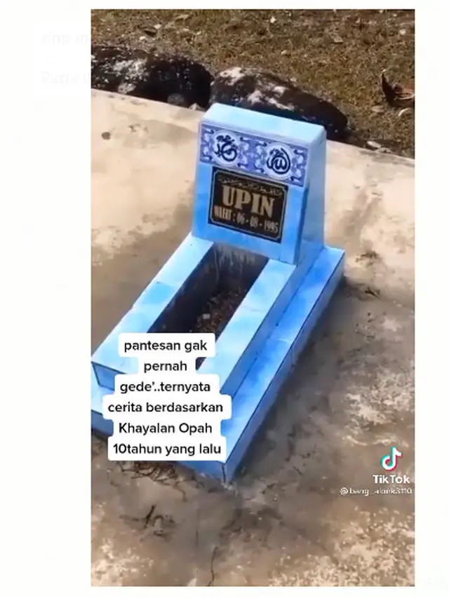 viral video kuburan Upin Ipin