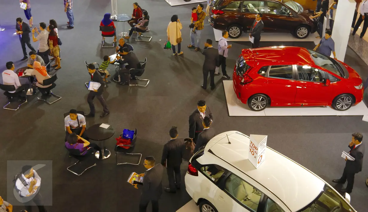 Angka penjualan mobil Honda pada Agustus meningkat 49 persen tetapi secara kumulatif sepanjang tahun turun 6 persen dibandingkan dengan periode Januari-Agustus 2014. (Liputan6.com/Fery Pradolo).