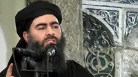 Pemimpin ISIS Abu Bakr al-Baghdadi dikabarkan menderita luka serius setelah serangan militer Rusia 28 Mei 2017. Padahal sebelumnya, ia telah dinyatakan tewas oleh Kementerian Pertahanan Rusia. (AP)