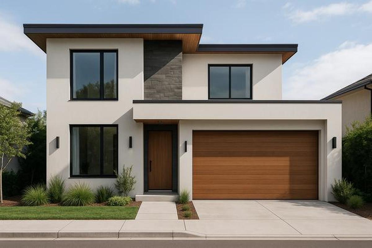 8 Inspirasi Desain Rumah 6x12 dengan Garasi 2 Mobil, Ide Hunian Menarik 2025