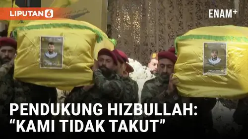 VIDEO: Pemakaman Pejuang Hizbullah, Serangan Terus Meningkat di Perbatasan Israel-Lebanon