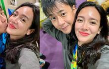 Dea Ananda Temani Ariel Nidji di Stadion Bukit Jalil Malaysia, Simak Potretnya