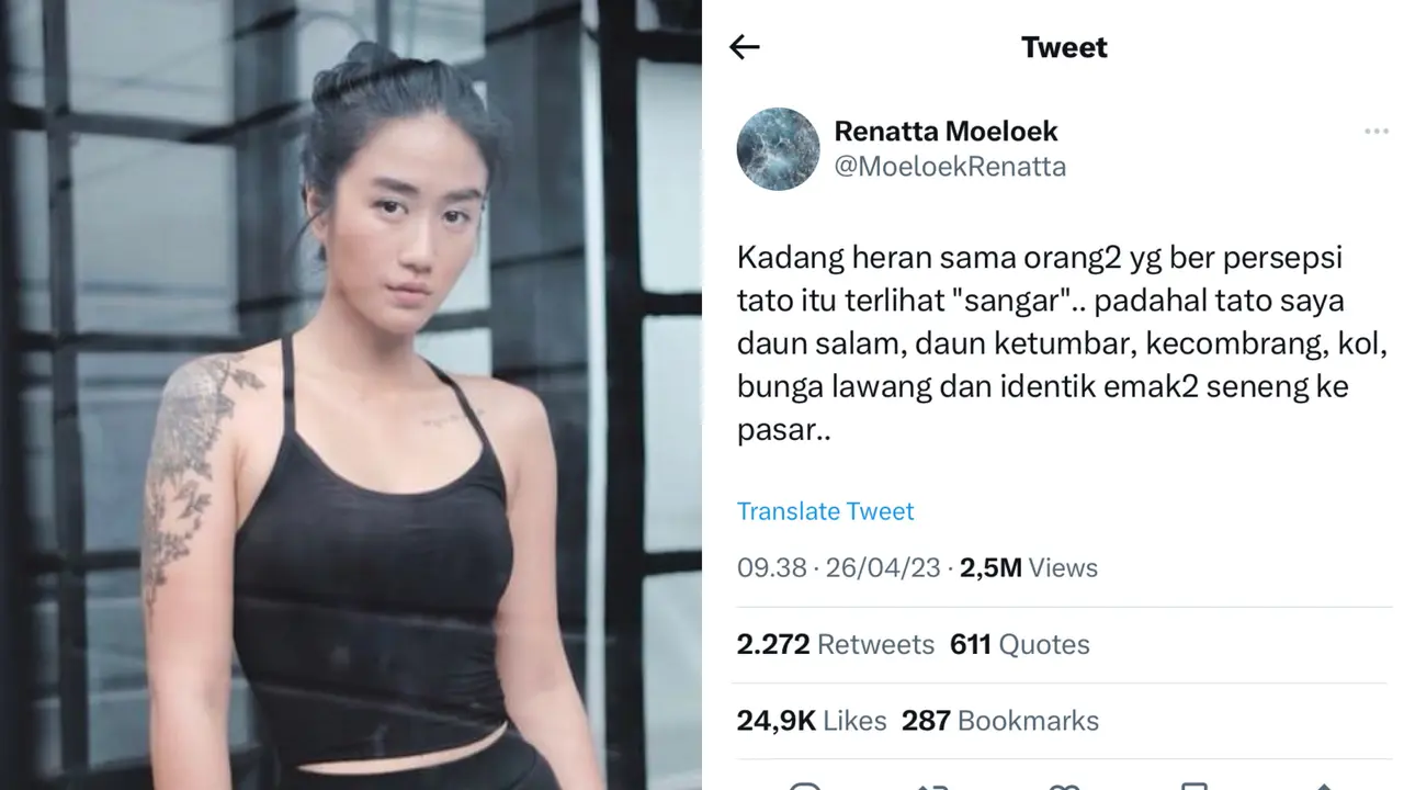 Renatta Moeloek atau Chef Renatta Heran Tatonya Dikira Sangar