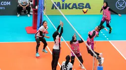 Tampil sebagai tim terbaik di musim reguler PLN Mobile Proliga 2024, capaian ini menjadi penebusan bagi Popsivo seusai gagal merebut tiket grand final. (Bola.com/Bagaskara Lazuardi)