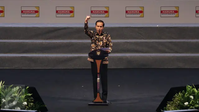 20170222-Jokowi Hadiri Pengukuhan Pengurus Partai Hanura-Bogor
