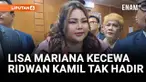 Selebgram Lisa Mariana bersama dengan tim kuasa hukum, datangi Pengadilan Negeri Bandung, Senin (19/5/2025) pagi. Namun, proses sidang pertama atas gugatan perdata yang diajukan  terhadap mantan Gubernur Jawa Barat, Ridwan Kamil terpaksa ditunda seba...
