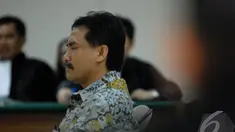 Sidang lanjutan dengan terdakwa Andi Alfian Mallarangeng kembali digelar, Senin (30/6/2014) (Liputan6.com/Miftahul Hayat)