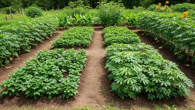 Ide Kebun Kombinasi Umbi-umbian Lokal untuk Cadangan Pangan Rumahan/Gemini AI