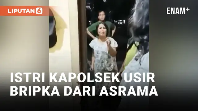 Panas! Istri Kapolsek Usir Polisi Berpangkat Bripka dari Asrama Polisi