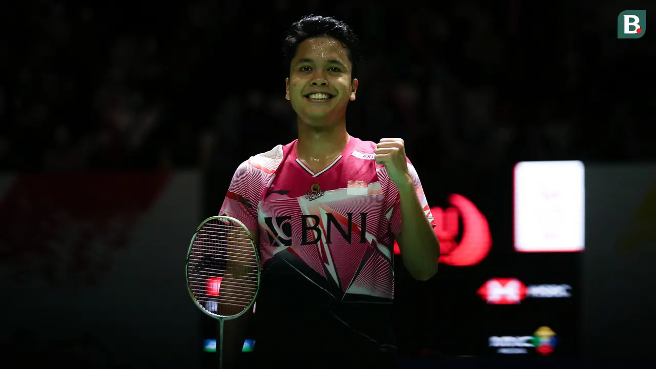 Foto: Anthony Ginting Dkk Segel 4 Tempat di Babak 16 Besar Tunggal Putra Indonesia Masters 2023