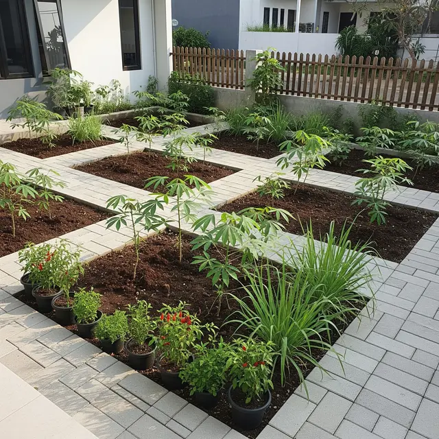 Desain Pekarangan Rumah untuk Menanam Singkong