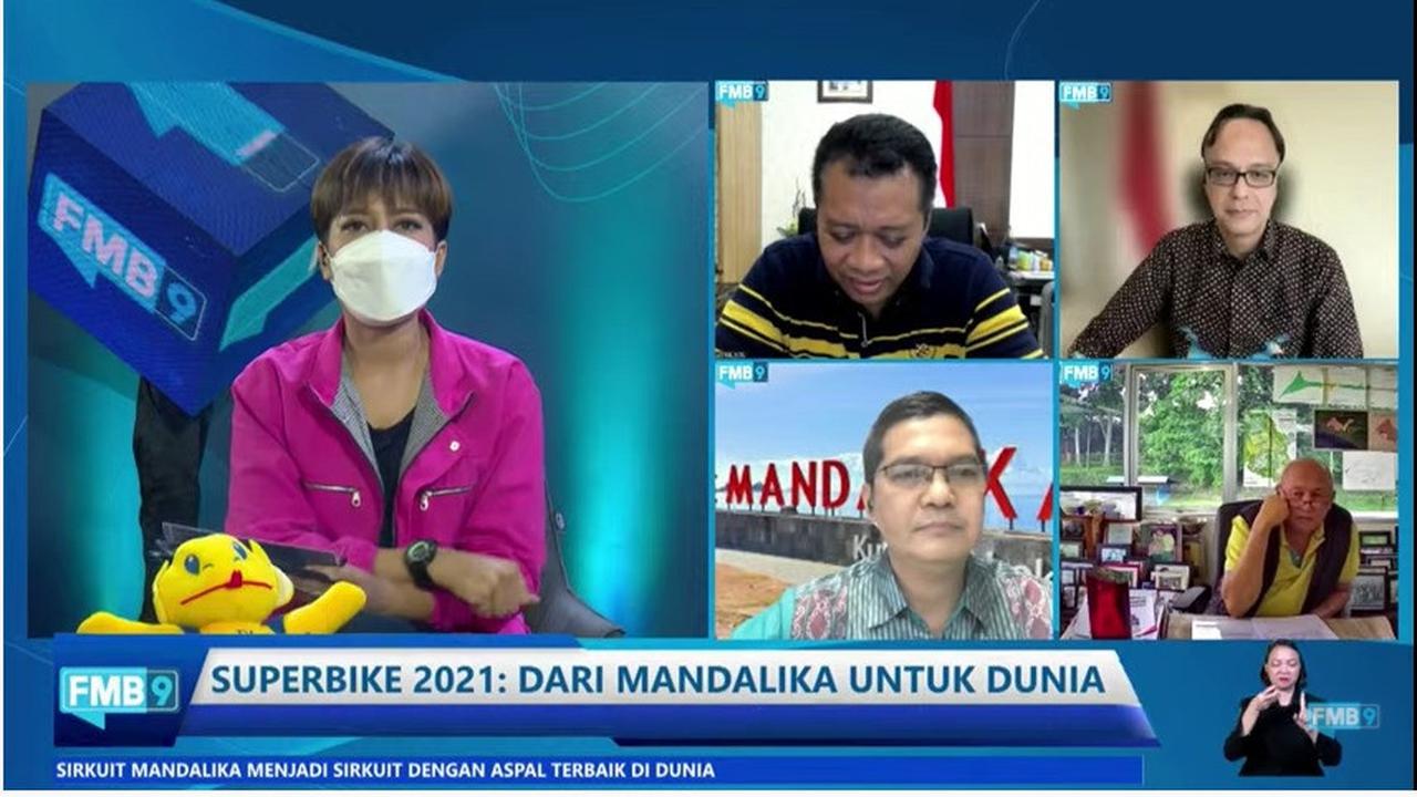 Forum Merdeka Barat 9, Superbike 2021: Dari Mandalika untuk Dunia pada hari Selasa (16/11/2021).